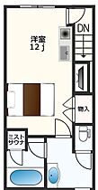 サニースクエアP-1 203 ｜ 徳島県徳島市南二軒屋町西山995-1（賃貸アパート1R・2階・46.00㎡） その2