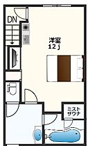 サニースクエアP-1 205 ｜ 徳島県徳島市南二軒屋町西山995-1（賃貸アパート1R・2階・46.00㎡） その2