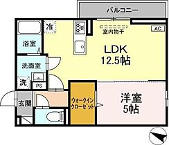 クリエ・ガーデン 301 ｜ 徳島県徳島市八万町大坪259-5（賃貸アパート1LDK・3階・42.79㎡） その2