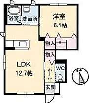 花ぽーと　Ａ棟 102 ｜ 徳島県徳島市北田宮1丁目5-45（賃貸アパート1LDK・1階・47.08㎡） その2