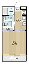 Jenks Villa 306 ｜ 徳島県徳島市南常三島町3丁目23-3（賃貸マンション1K・3階・24.70㎡） その2