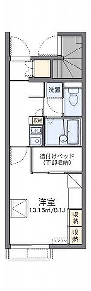 レオパレス一力 107｜徳島県板野郡藍住町住吉(賃貸アパート1K・1階・23.61㎡)の写真 その2