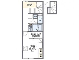 レオパレスＫ　ＨＡＵＳ撫養 207 ｜ 徳島県鳴門市撫養町北浜字宮の東37-1（賃貸アパート1K・2階・28.02㎡） その2