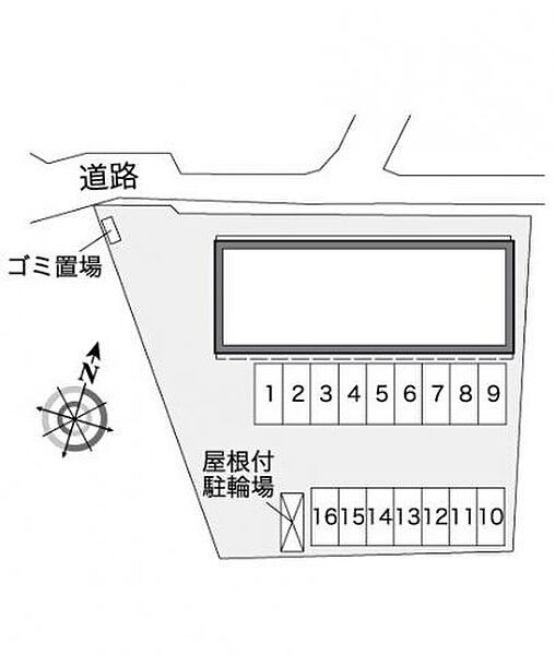 レオパレス北田宮 107｜徳島県徳島市北田宮2丁目(賃貸アパート1K・1階・23.61㎡)の写真 その3