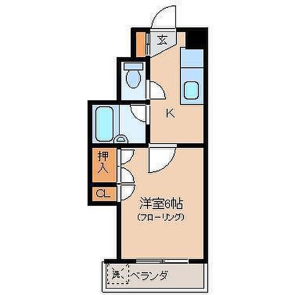 ガーデンハイム清武 402｜宮崎県宮崎市清武町木原(賃貸マンション1K・4階・23.00㎡)の写真 その2