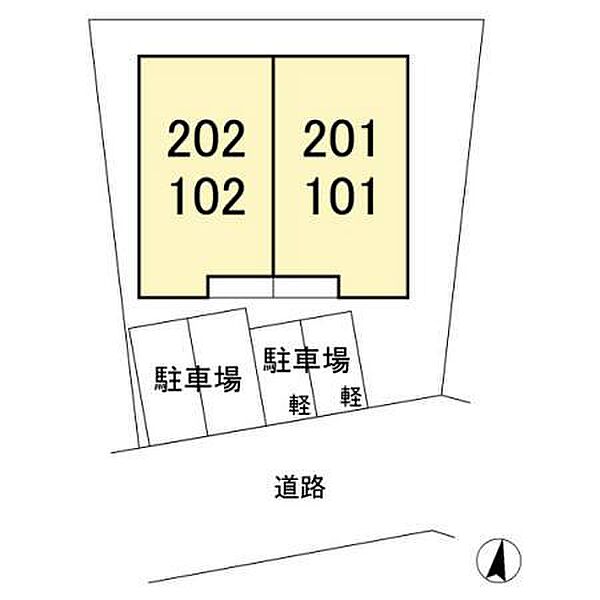 グランドソレーユ ｜千葉県八千代市村上南2丁目(賃貸アパート2DK・1階・48.23㎡)の写真 その2