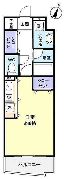 ソフィアグレース八千代 ｜千葉県八千代市ゆりのき台1丁目(賃貸マンション1R・7階・26.60㎡)の写真 その4