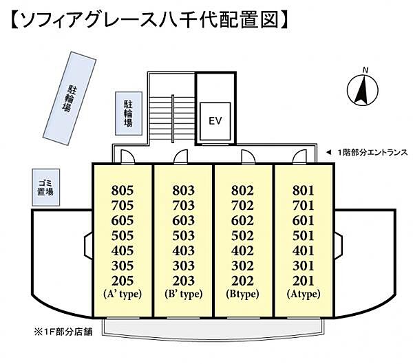 ソフィアグレース八千代 ｜千葉県八千代市ゆりのき台1丁目(賃貸マンション1R・7階・26.60㎡)の写真 その2