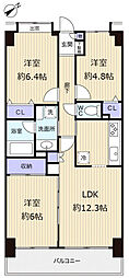 セレナハイム八千代中央 3LDKの間取図画像