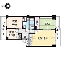 千里サザンテラス 3LDKの間取図画像