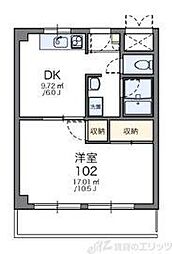 レオパレス康徳ハイツ 11DKの間取図画像
