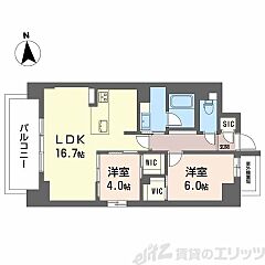 物件の間取り