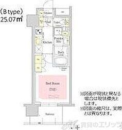 Urbanex江坂広芝 1Kの間取図画像