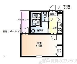 フジパレス豊里5番館 1Kの間取図画像