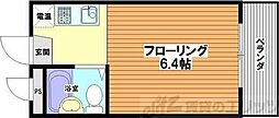 ソサエティ山手 1Kの間取図画像