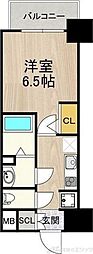 ArtizA新大阪D.C. 1Kの間取図画像