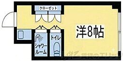 ステュディオ新大阪 ワンルームの間取図画像