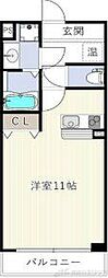 フローライト上新庄駅前 1Kの間取図画像