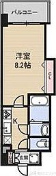 Luxe新大阪EAST1 1Kの間取図画像
