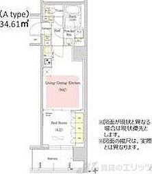 Urbanex江坂広芝 1LDKの間取図画像
