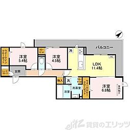 La Grand Suito 3LDKの間取図画像