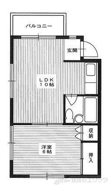 隆起ハイツ 101｜大阪府茨木市東奈良１丁目(賃貸アパート1LDK・1階・31.00㎡)の写真 その2