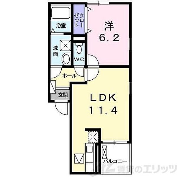 ポルト　ボヌール 102｜大阪府茨木市上野町(賃貸アパート1LDK・1階・41.00㎡)の写真 その18