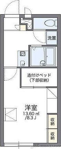 レオパレスグランドゥール 102｜大阪府茨木市学園南町(賃貸アパート1K・1階・22.70㎡)の写真 その2