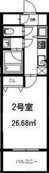 S-FORT江坂垂水町 502｜大阪府吹田市垂水町３丁目(賃貸マンション1K・5階・26.68㎡)の写真 その2