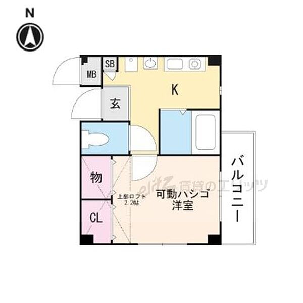 フォルム千里丘 201｜大阪府摂津市千里丘東１丁目(賃貸マンション1K・2階・22.00㎡)の写真 その2