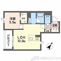 The Eternal Chrysanthemum 202 ｜ 大阪府吹田市原町４丁目1-4（賃貸マンション1LDK・2階・45.26㎡） その2