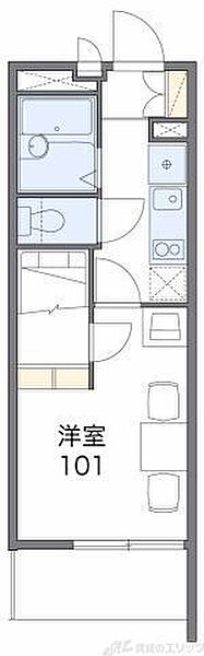 レオパレス南高浜 306｜大阪府吹田市南高浜町(賃貸マンション1K・3階・19.87㎡)の写真 その2