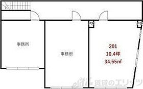 末広ビル 201 ｜ 大阪府吹田市末広町21-53（賃貸マンション1R・2階・34.65㎡） その2