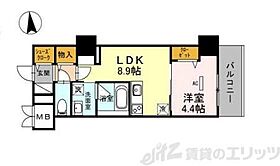 グランセジュール江坂　住居 713 ｜ 大阪府吹田市広芝町11-41（賃貸マンション1LDK・7階・36.71㎡） その2