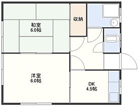 上戸アパート  ｜ 長崎県長崎市西山本町（賃貸アパート2K・2階・37.51㎡） その2