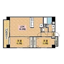 ソレイユ出島  ｜ 長崎県長崎市江戸町（賃貸マンション2LDK・14階・62.88㎡） その2