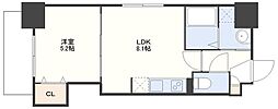 Estela桶屋町 1LDKの間取図画像