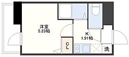 S-FORT長崎興善町 1Kの間取図画像