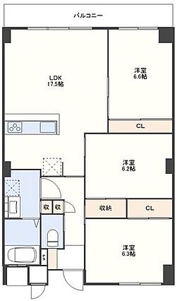 森塚第16マンション_間取り_0