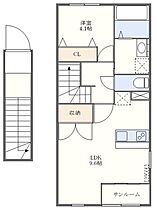 セレッソ　リーオ  ｜ 長崎県西彼杵郡時津町浜田郷（賃貸アパート1LDK・2階・42.64㎡） その2