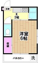 コーポ白馬 201 ｜ 埼玉県川口市芝１丁目18-3（賃貸アパート1K・2階・21.45㎡） その2