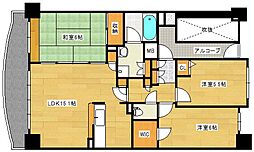 プルミエールＡ.CITY 4階3LDKの間取り