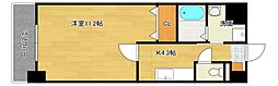 プリマヴェーラ　大原 3階1Kの間取り