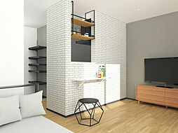 reve宇品西 302 3階1Kのリビング/ダイニング