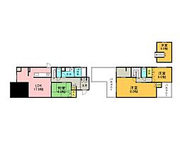 高須2丁目戸建て 1階4SLDKの間取り