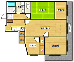 EFT牛田東 3階3LDKの間取り