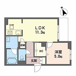 間取図画像 1LDK