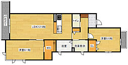 Peppergrassgarden&Apts 2LDKの間取図画像