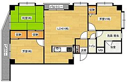ラフィーネカツタ 2SLDKの間取図画像