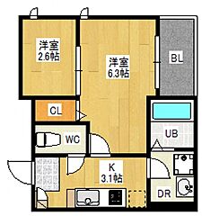 物件の間取り